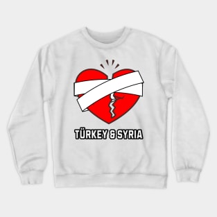 Pray for Turkey and Syria Crewneck Sweatshirt